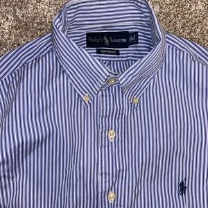 Ralph Lauren Blue Striped Men's Shirt